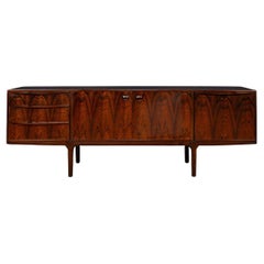Vintage 20th Century Rosewood Sideboard Designed By Tom Robertson For A H Mcintosh