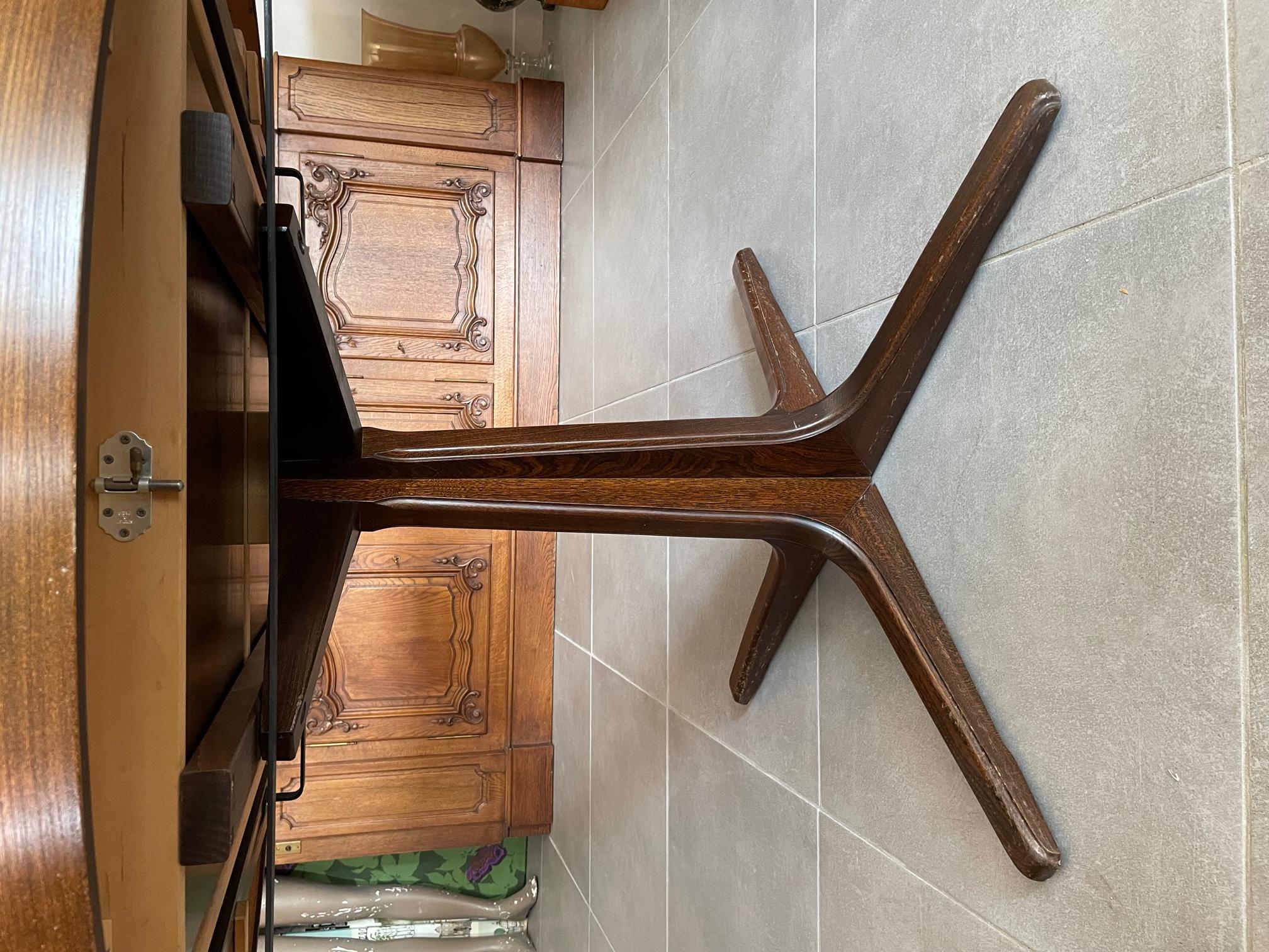 20th Century Rosewood Veneer Baumann Table and Chairs, 1960s 2