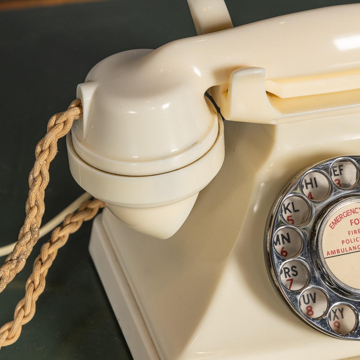 20th Century Rotary Bakelite Telephone & Bell System c.1940 5