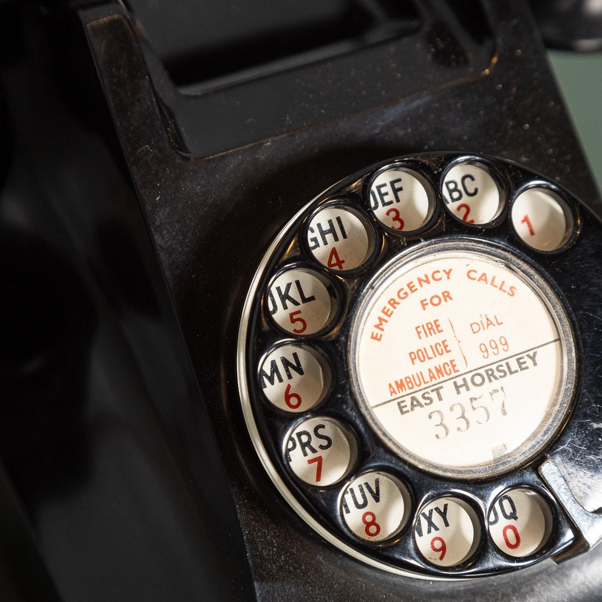 20th Century Rotary Bakelite Telephone c.1930 3