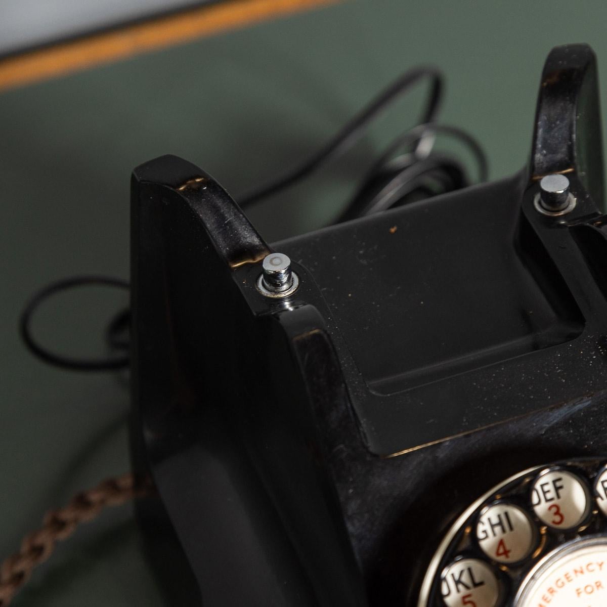 20th Century Rotary Bakelite Telephone c.1930 8