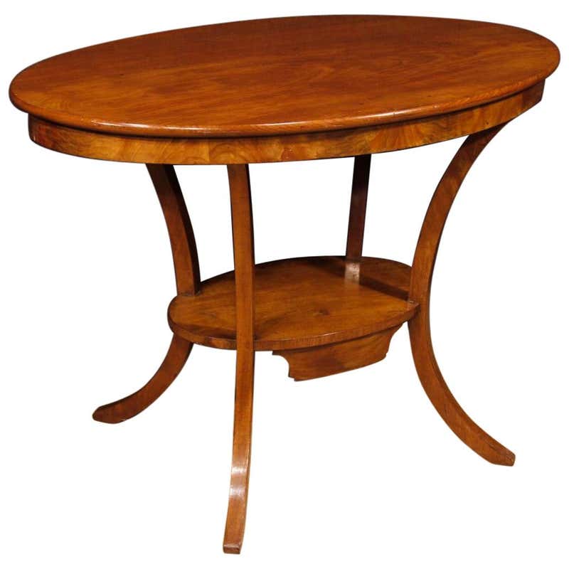 1920s Round Wicker Side Table For Sale at 1stdibs
