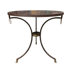 20th Century Round Maison Jansen Style Steel
Brass Marble-Top Gueridon Table 20th Century Round Maison Jansen Style Steel
Brass Marble-Top Gueridon Table