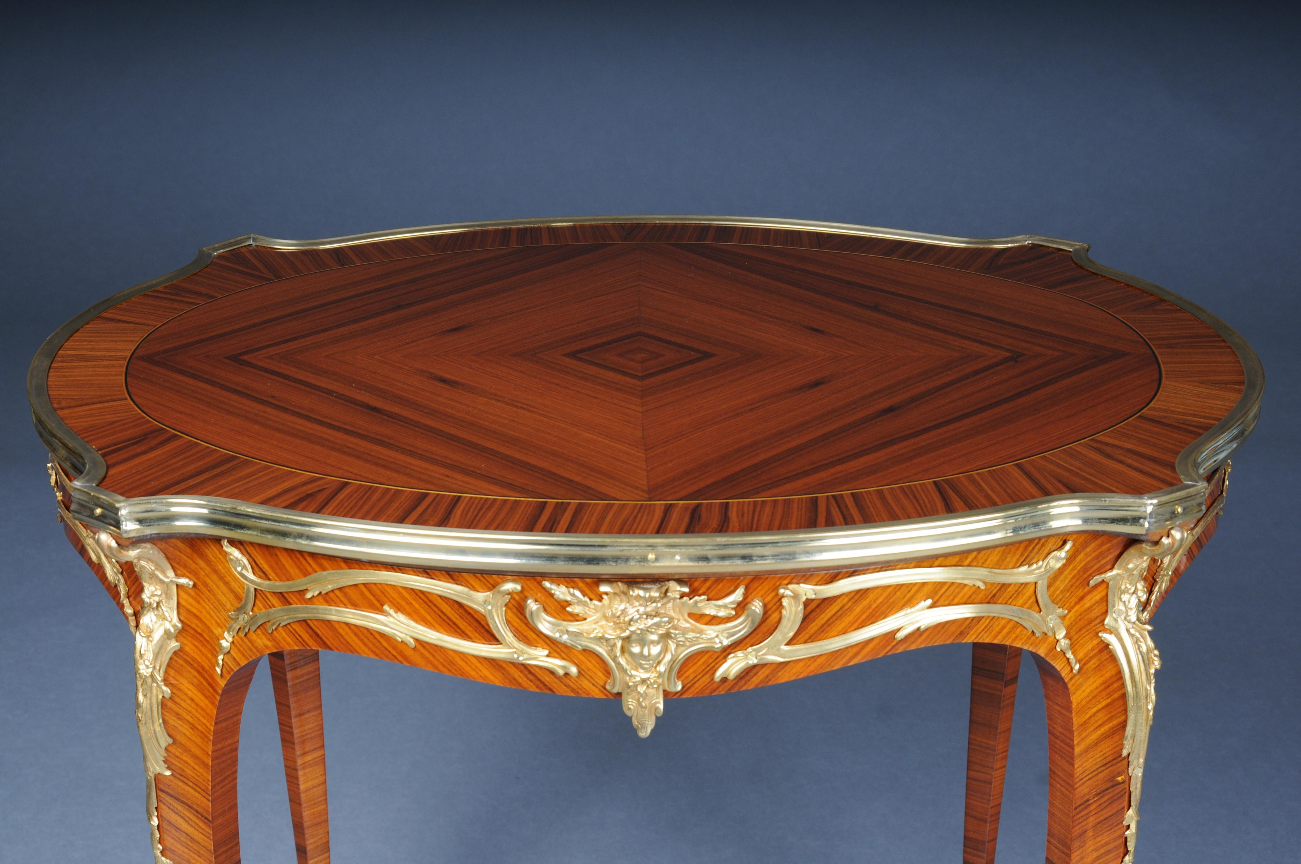 20th Century Royal Side Table Francois Linke, Paris #2 For Sale 11