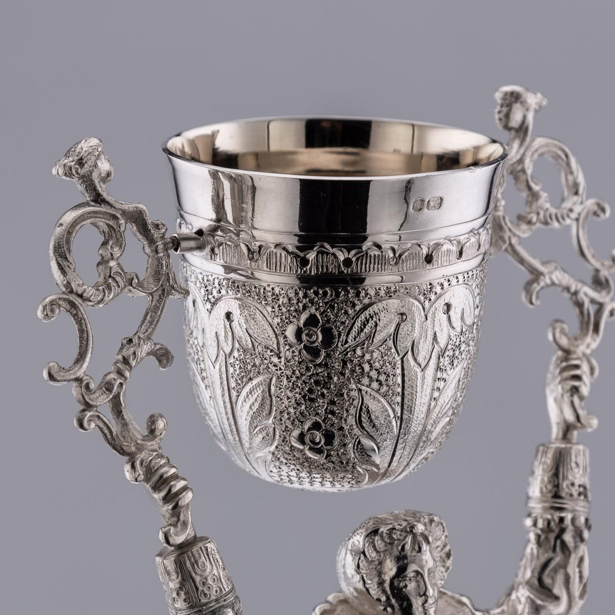 20th Century, Royal Wedding Solid Silver Wager Cup, London, c.1973 For Sale 4