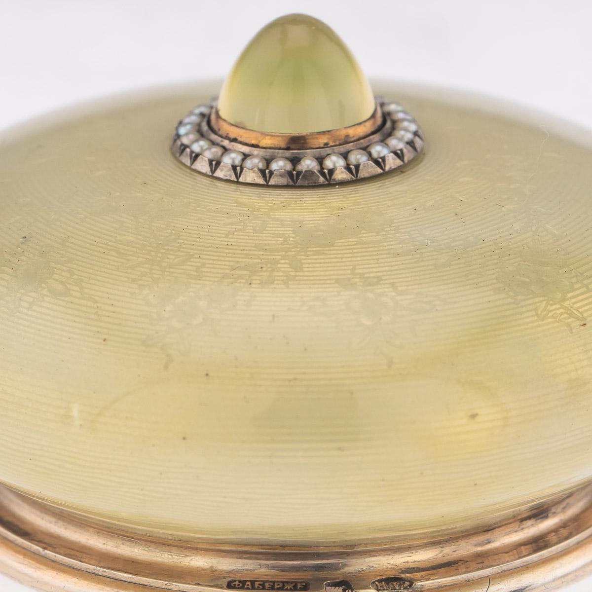 20th Century Russian Faberge Silver & Enamel Bell-Push, Henrik Wigstrom, c.1910 7