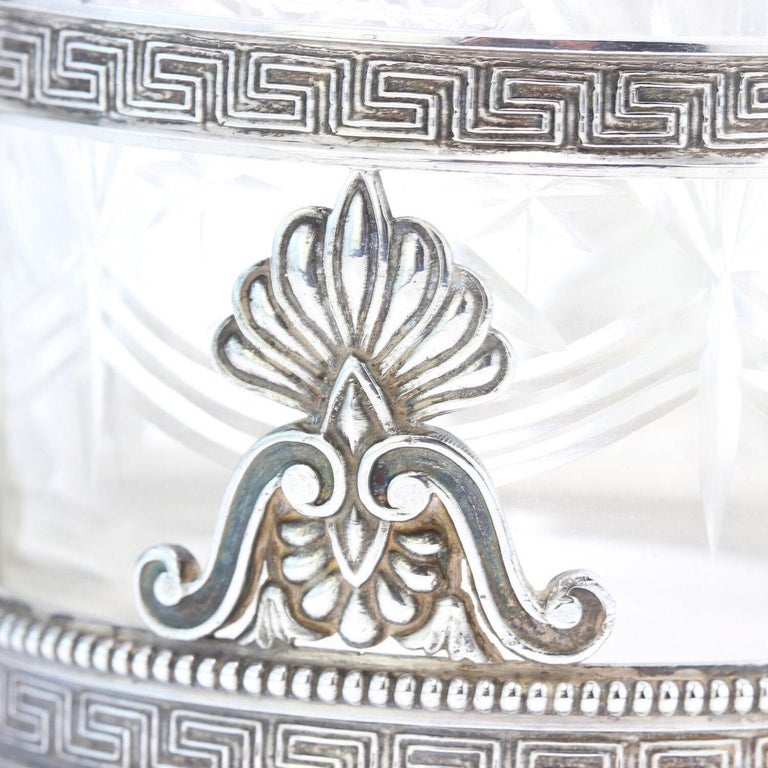 20th Century Russian Faberge Solid Silver Tea Glass Holder, Moscow, c.1900 For Sale 4