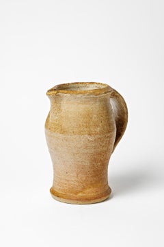 20th Century Rustic Design Brown Ceramic Pticher by Hervé Rousseau Boisbelle