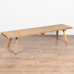20th Century Rustic Narrow Coffee Table or Bench