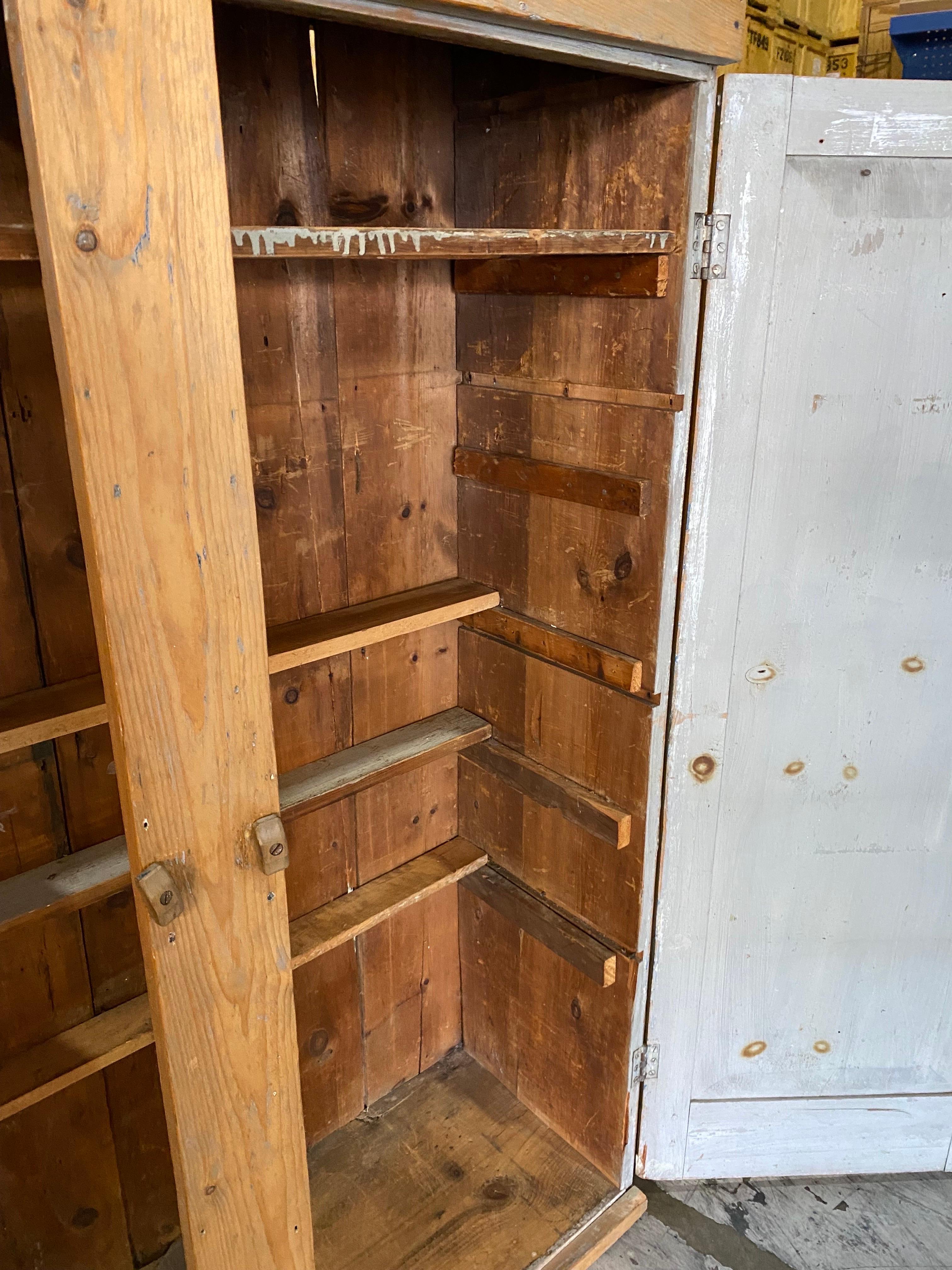 20th Century Rustic Pine Cabinet  For Sale 5