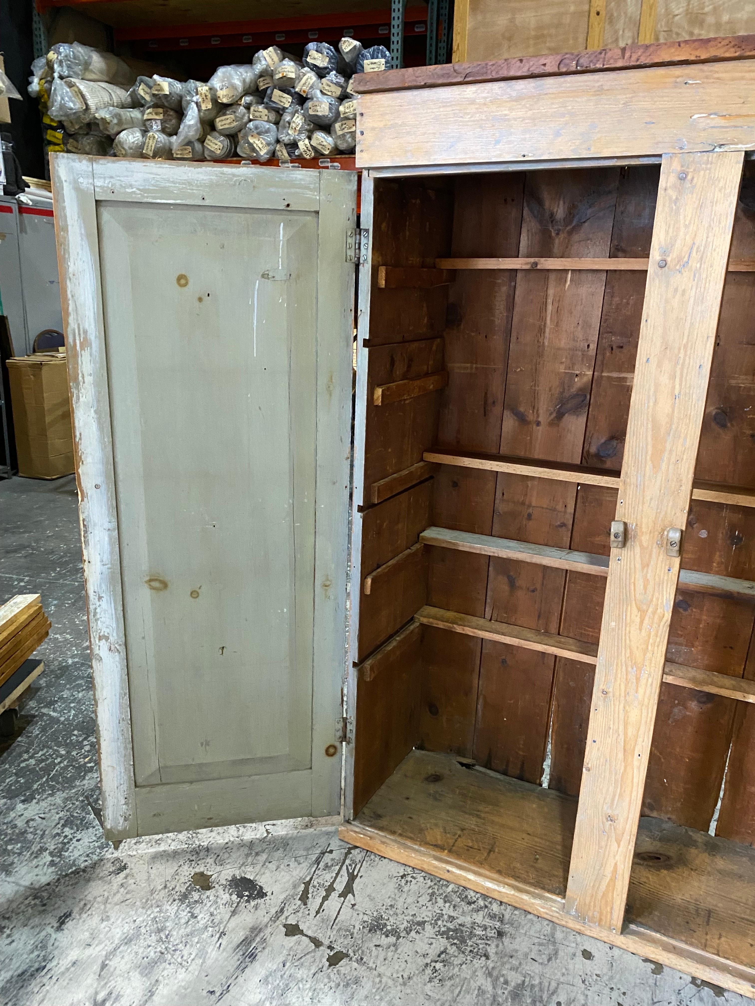 20th Century Rustic Pine Cabinet  For Sale 3