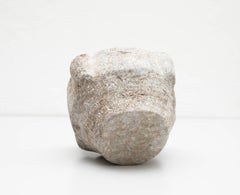 20th Century Rustic Sculptural Stone Bowl