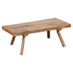 20th Century Rustic Splay Peg Leg Coffee Table from Hungary