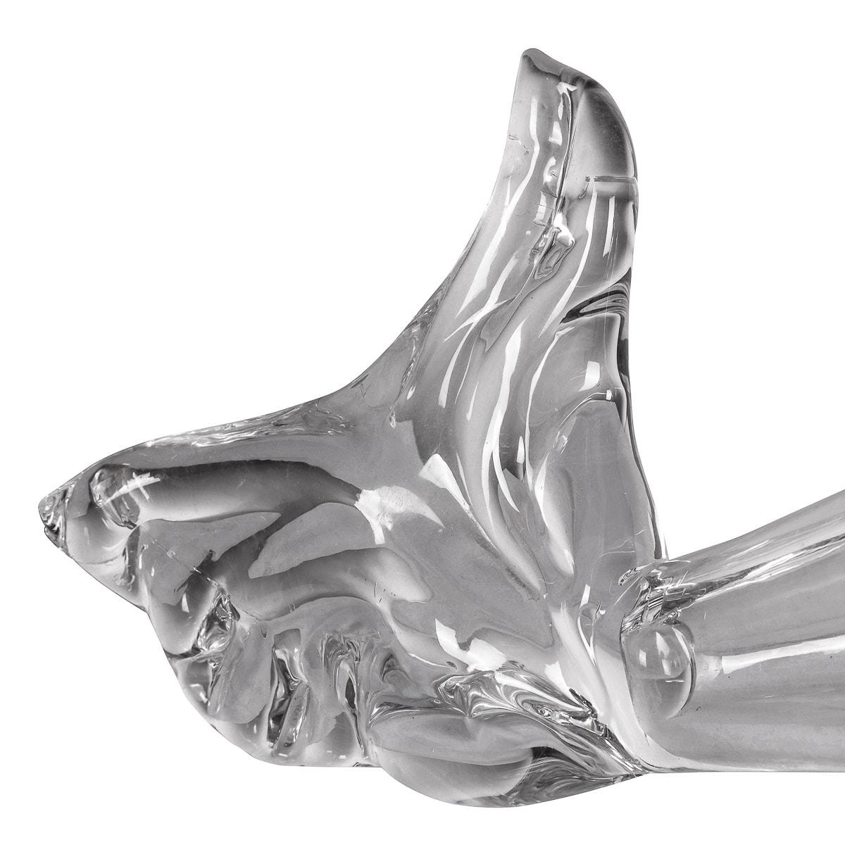 20th Century Saint Louis Crystal Fish by Jean Sala, '1895-1976' For Sale 4