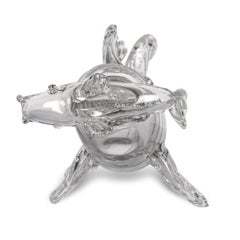 Pez de cristal Saint Louis del siglo XX Por Jean Sala, (1895-1976)