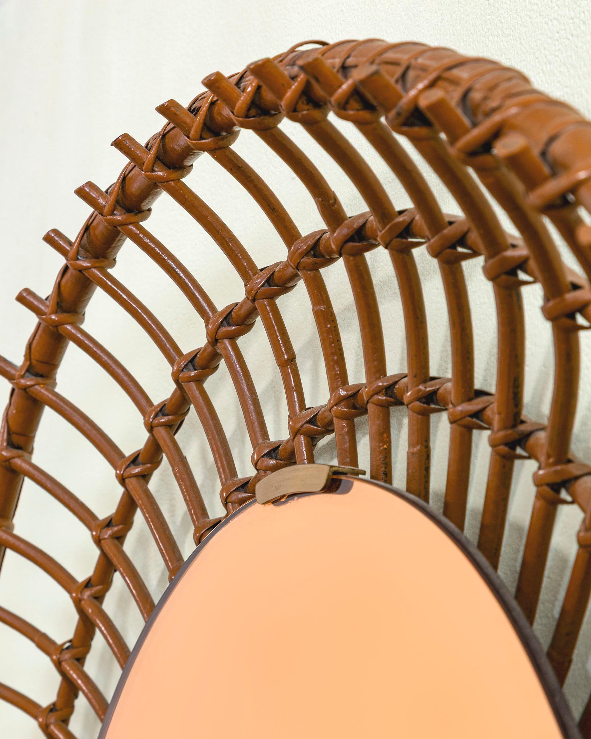 Mid-20th Century 20th Century, Santambrogio and De Berti Wall Mirror 60s in vendita