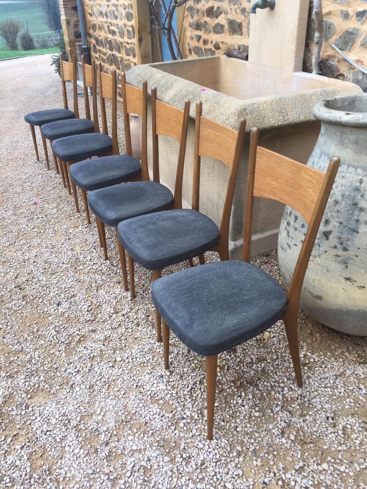 Scandinavian Modern 20th Century, Scandinavian Chairs Set, 1960s