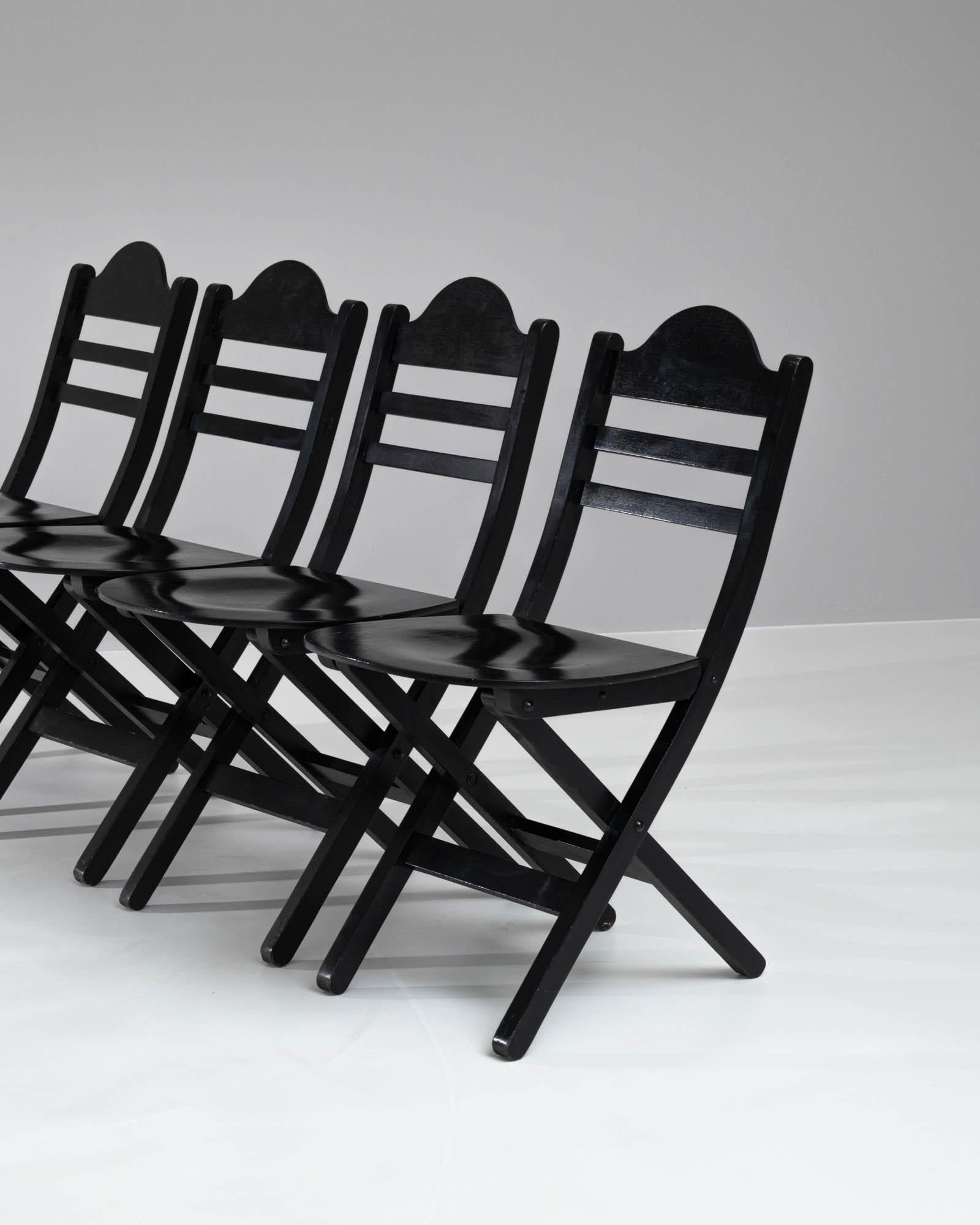 20th Century Scandinavian Dining Chairs, Set of 4 For Sale 7