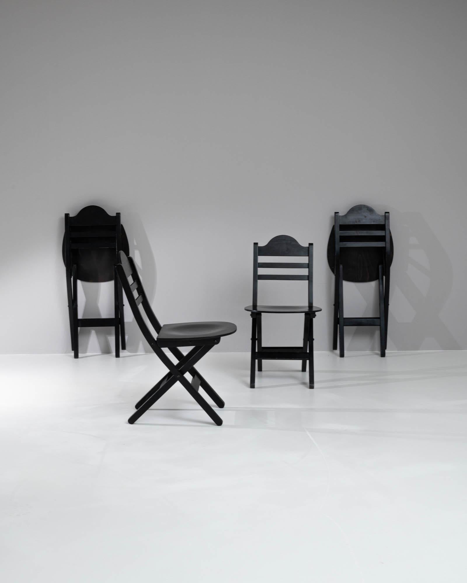 20th Century Scandinavian Dining Chairs, Set of 4 For Sale 1