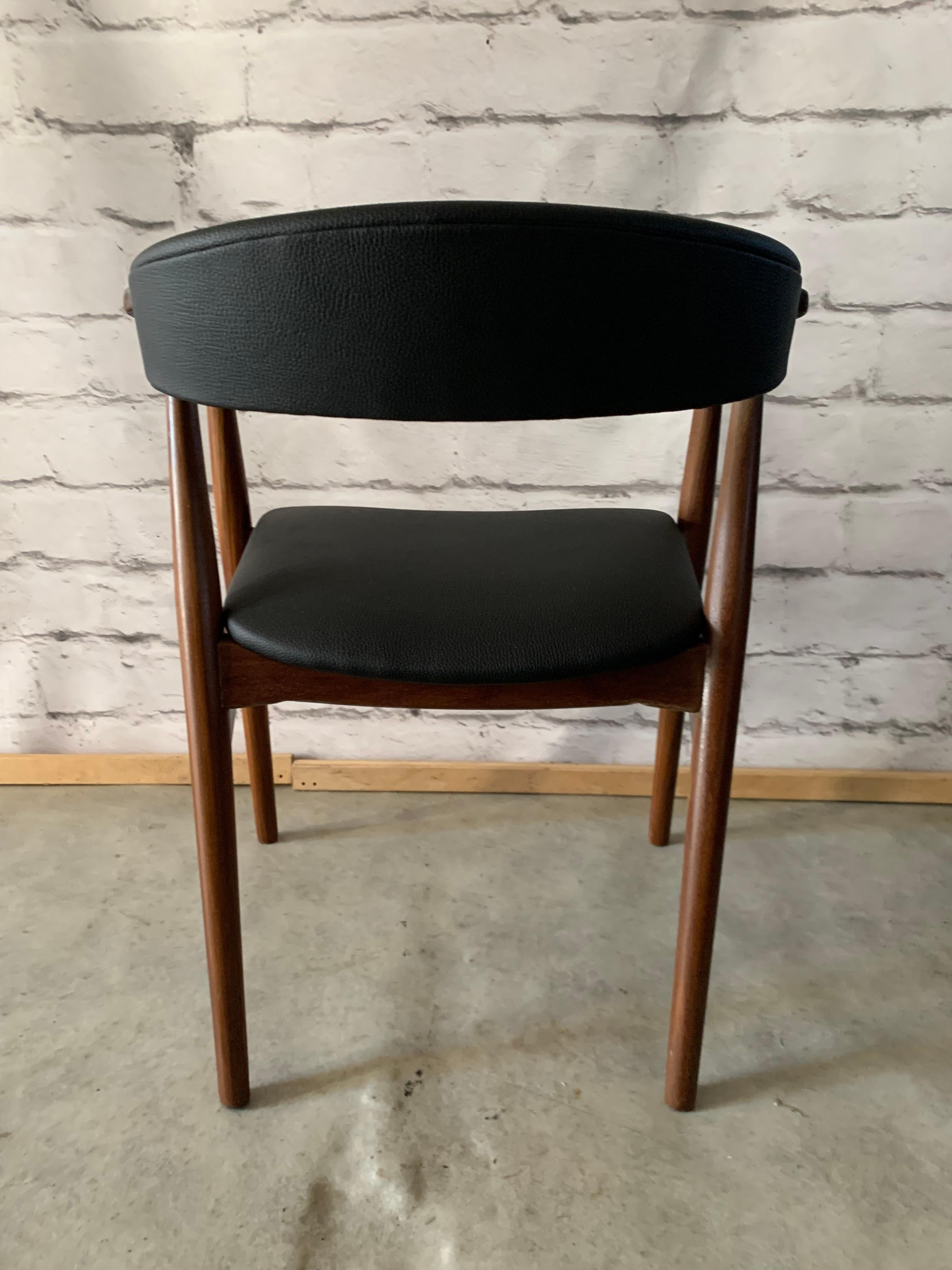 20th Century Scandinavian Modern Black Teak Chair From Farstrup Møbler, 1960s 6