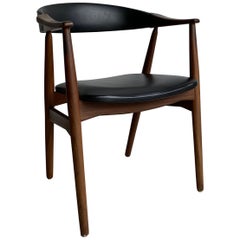 20th Century Scandinavian Modern Black Teak Chair from Farstrup Møbler, 1960s