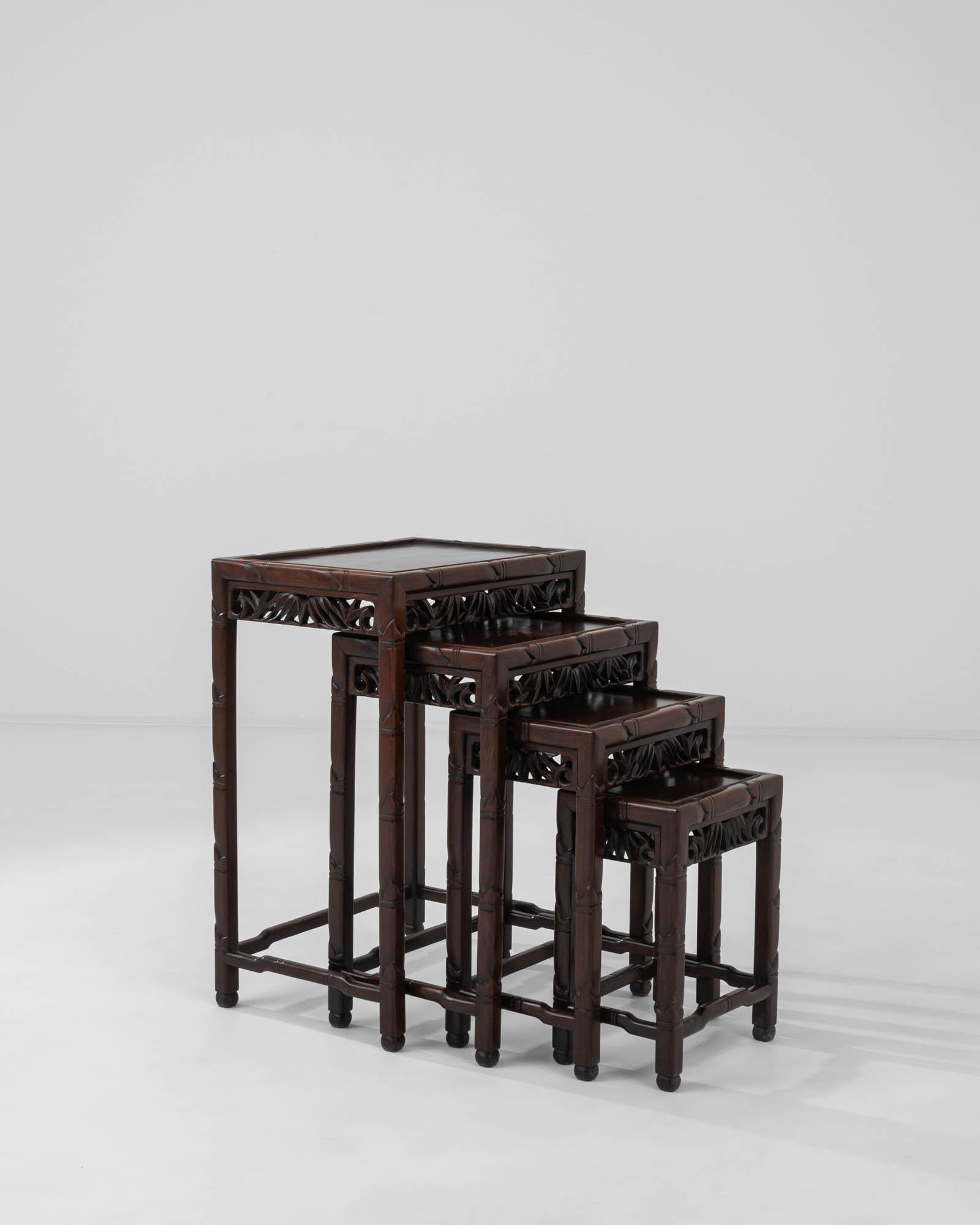 20th Century Scandinavian Set of Nesting Tables For Sale 1