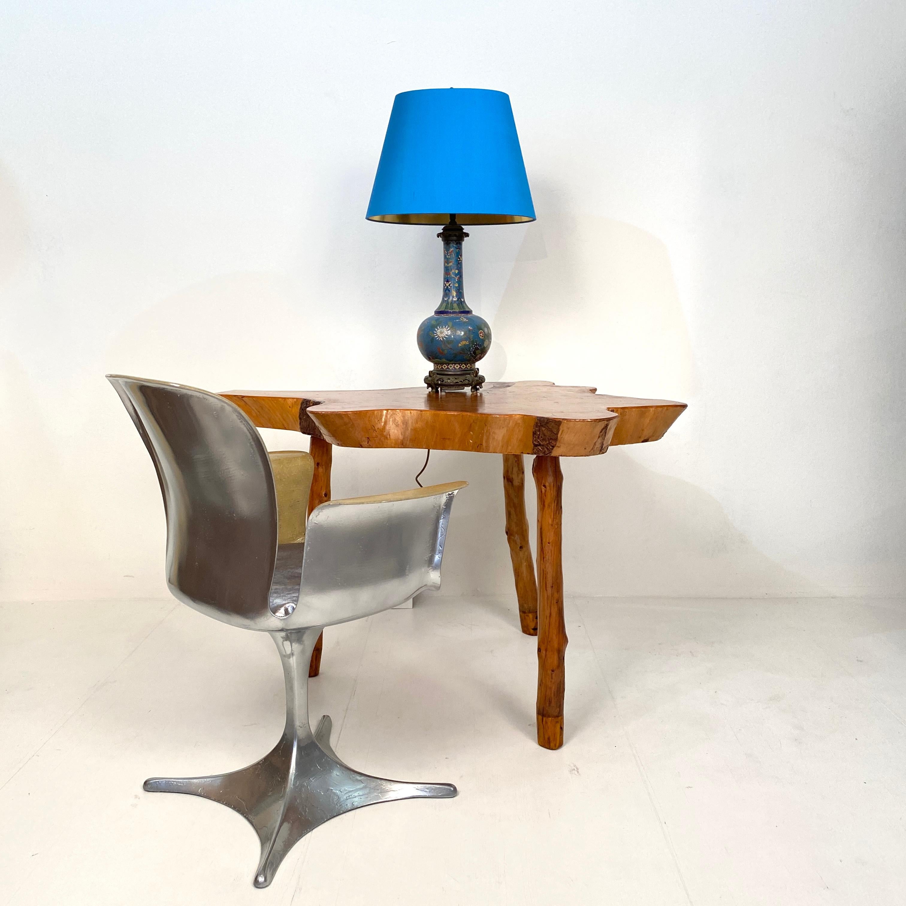 20th Century Scandinavian Tree Trunk Centre Table, Writing Desk or Dining Table In Good Condition In Berlin, DE