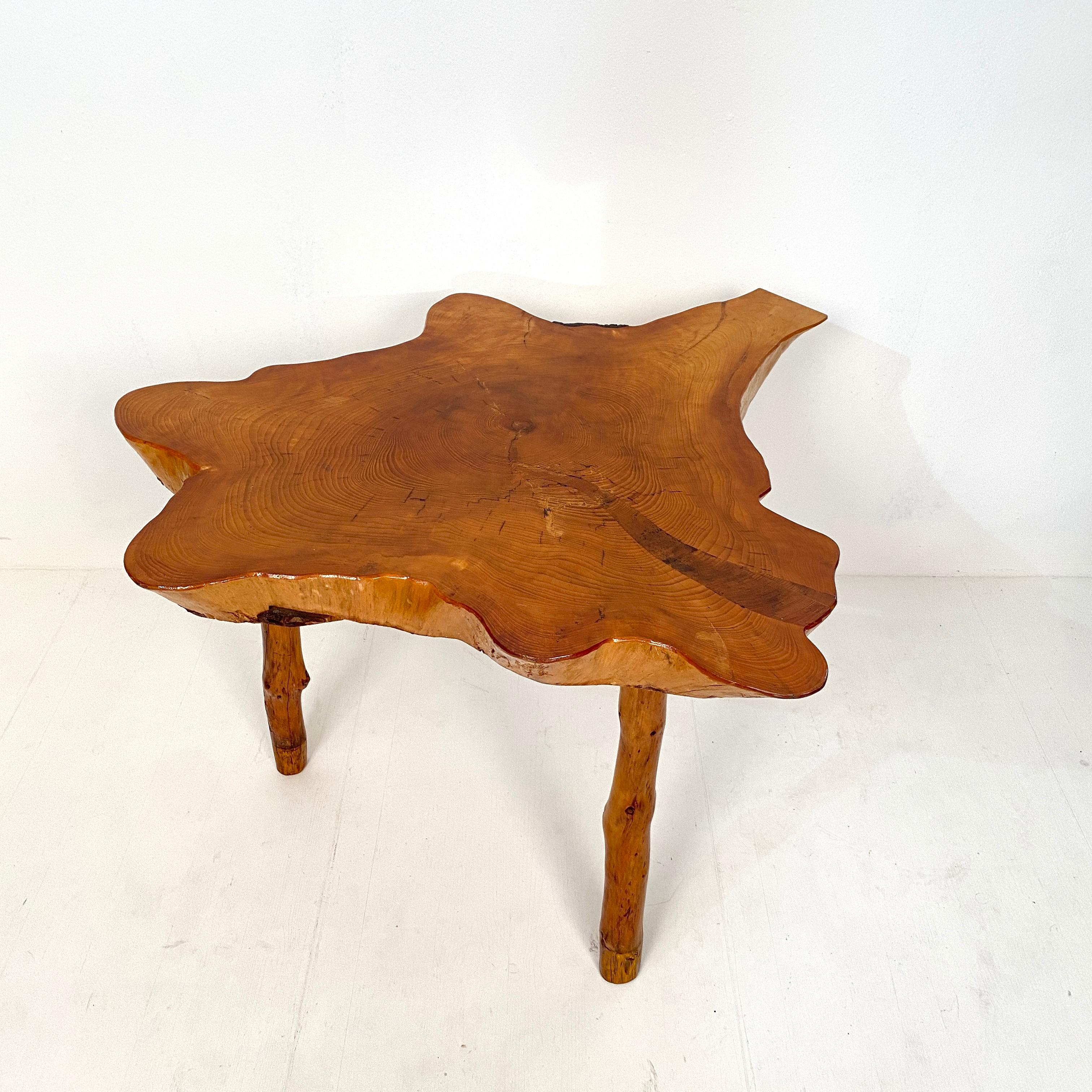 20th Century Scandinavian Tree Trunk Centre Table, Writing Desk or Dining Table 2