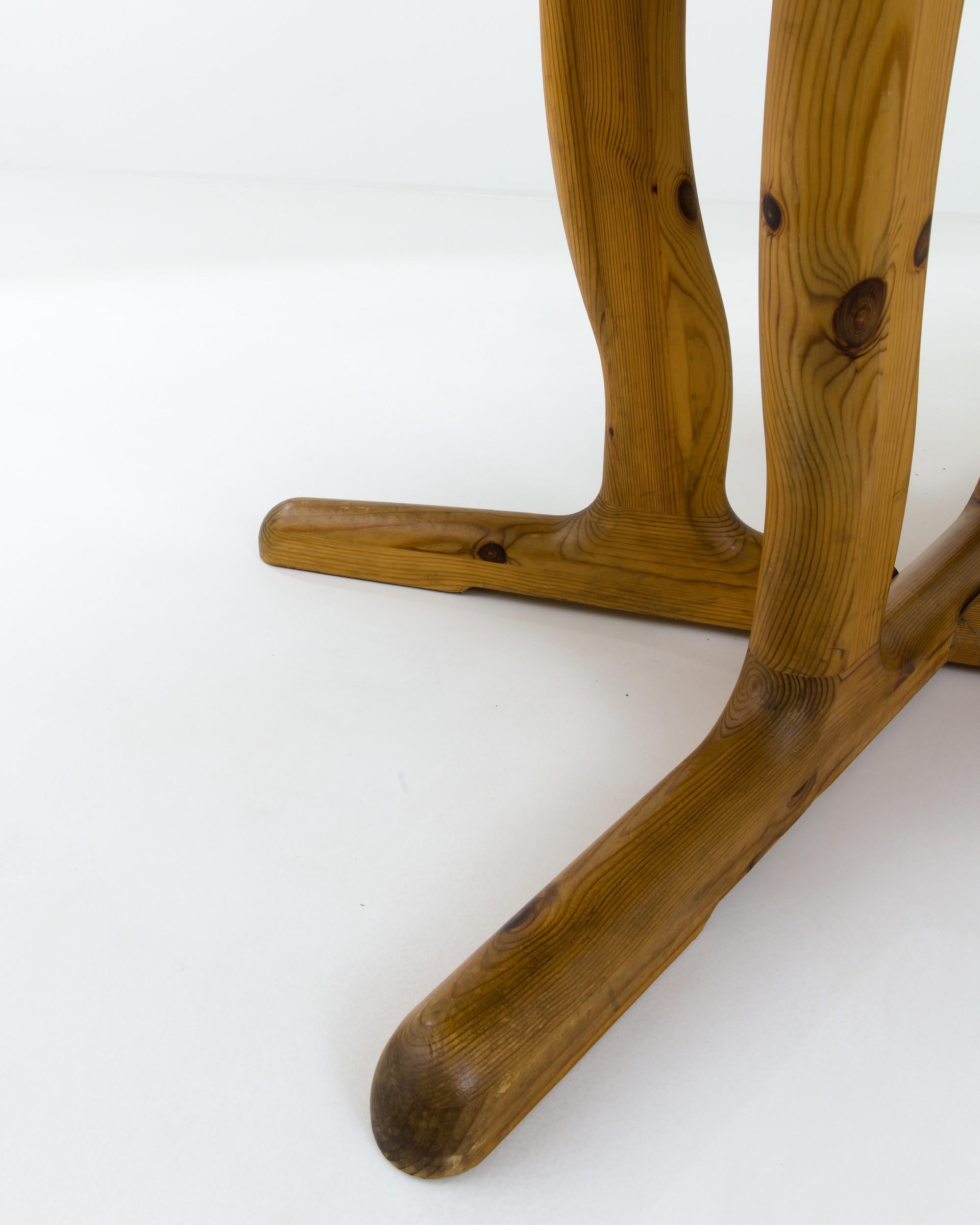 Table de salle à manger extensible en bois scandinave du 20e siècle en vente 8