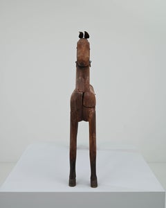 20th Century Scandinavian Wooden Horse
