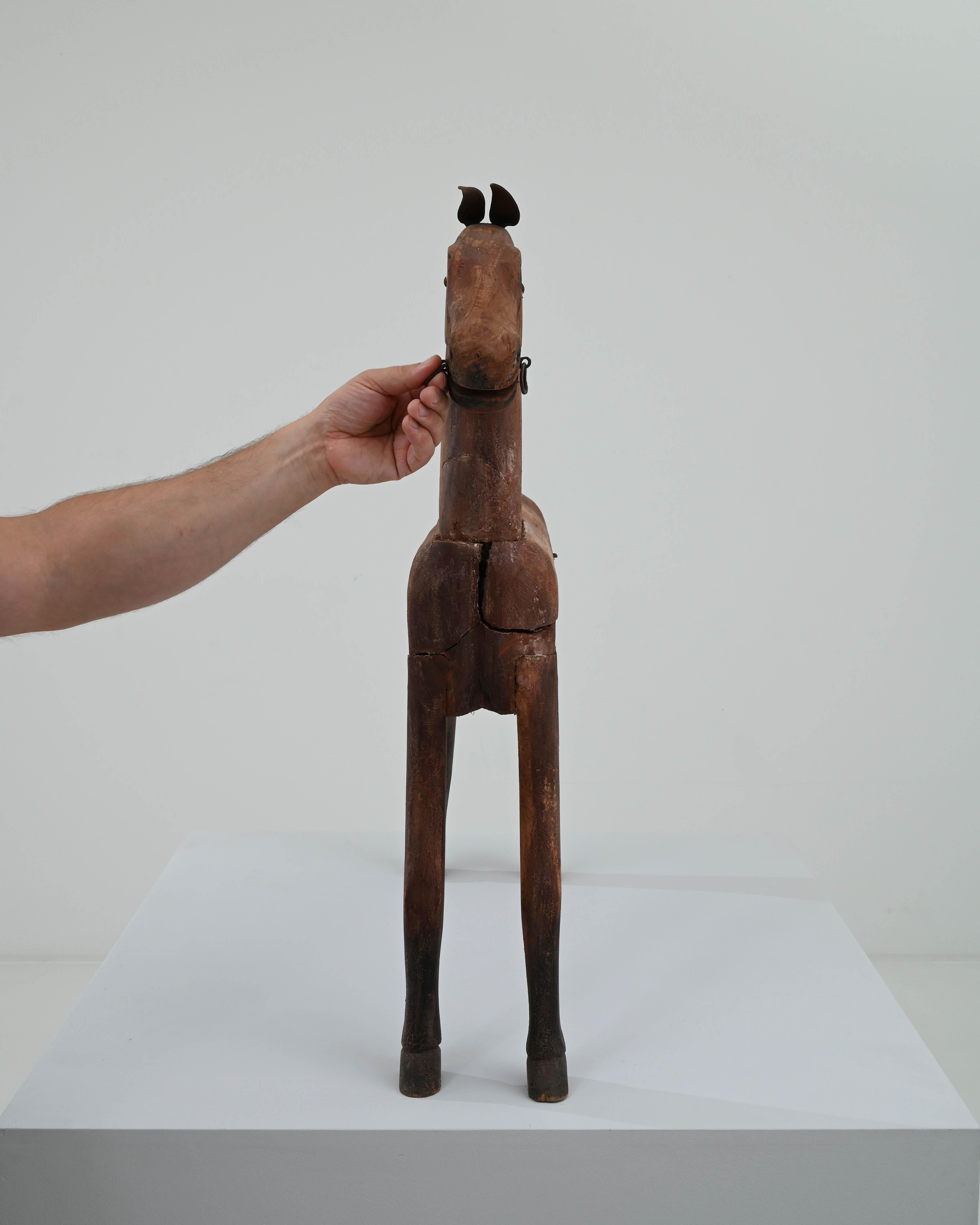 20th Century Scandinavian Wooden Horse 1