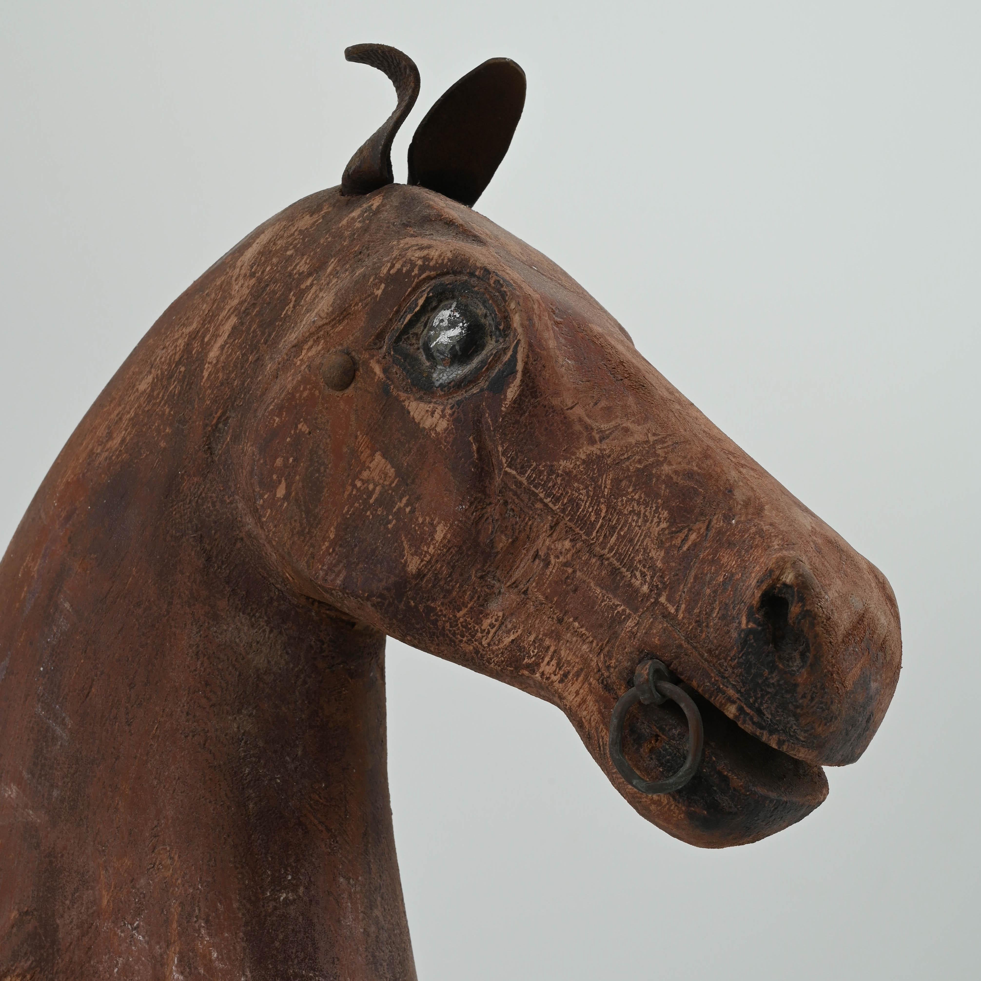 20th Century Scandinavian Wooden Horse 4