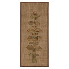 20th Century Scandinavian Woven Wall Art with Wooden Frame