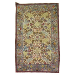 Vintage Zabihi Collection 20th Century Scatter Size Turkish Rug