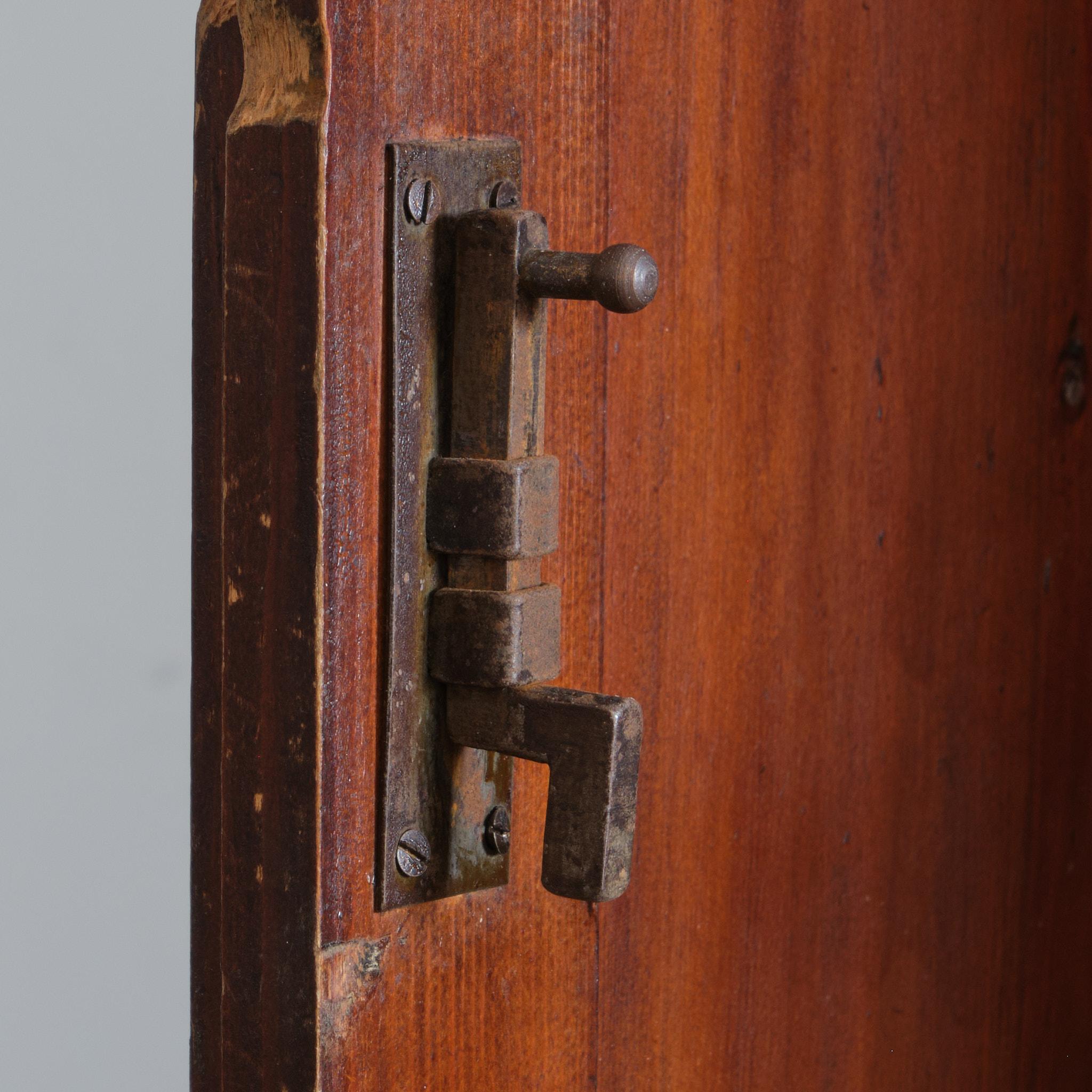 20th Century Scratch Built Pine Cupboard For Sale 5