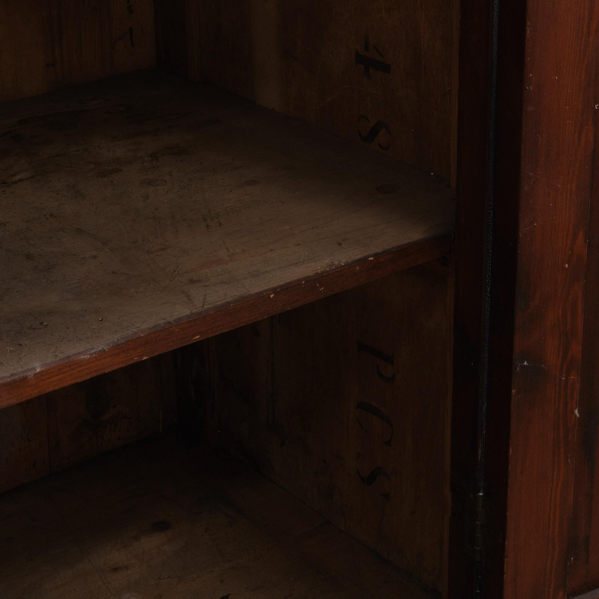 20th Century Scratch Built Pine Cupboard For Sale 2