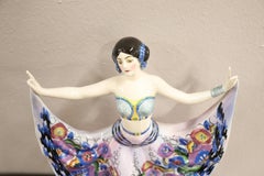 20th Century Sculpture in Polychrome Artistic Ceramics by Goldscheider, 1920