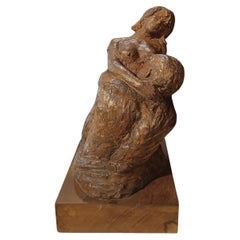 20th CENTURY SCULPTURE "LOVE'S EMBRACE"