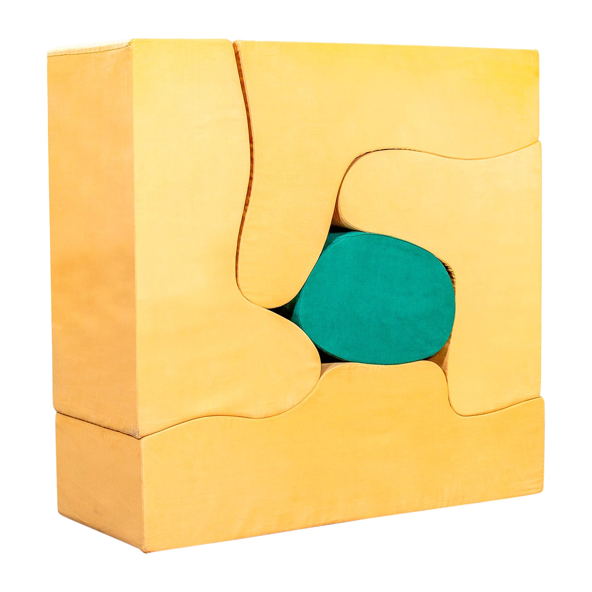 20th Century Sebastian Matta Modular Living Room model Malitte in Foam '60s in vendita