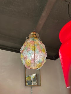 20th Century, Seguso, Murano Glass Chandelier