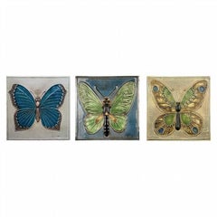 20th Century Set of 3 Authentic Ceramic Tiles Lisa Larson for Gustavson, 1970s