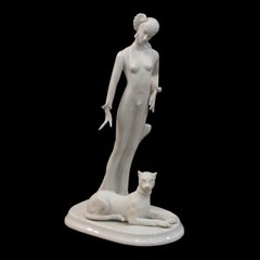 20th Century Set of 4 1950s Italian Ceramic Sculptures