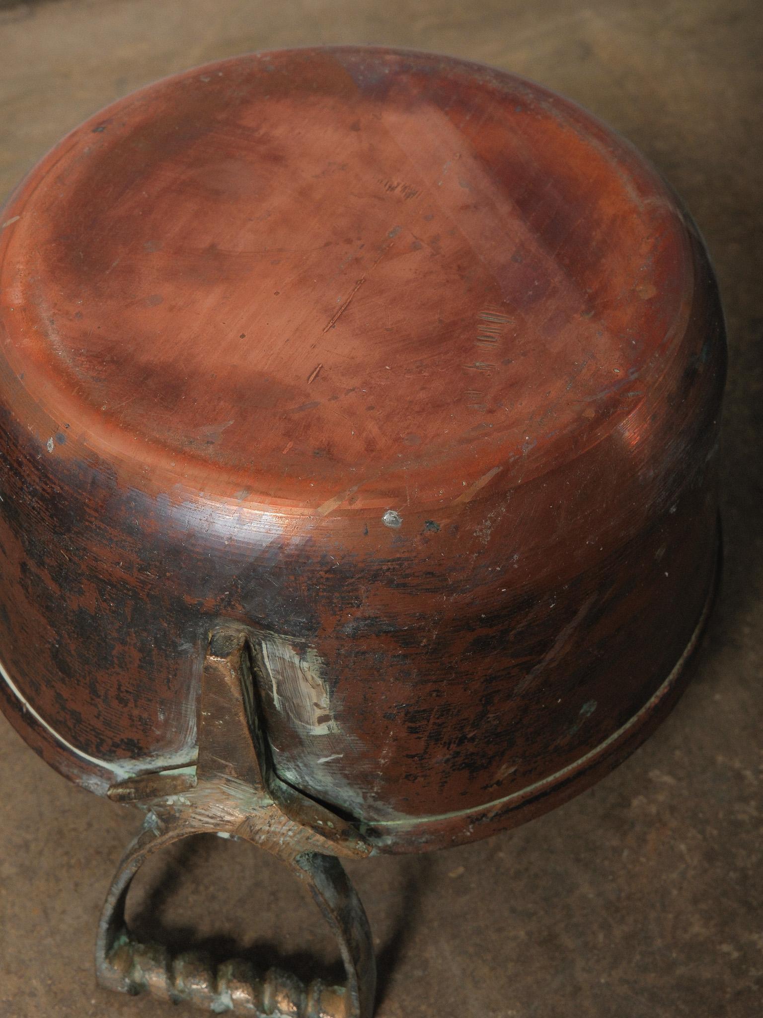 20th Century Set of 4 Copper Pots en venta 7