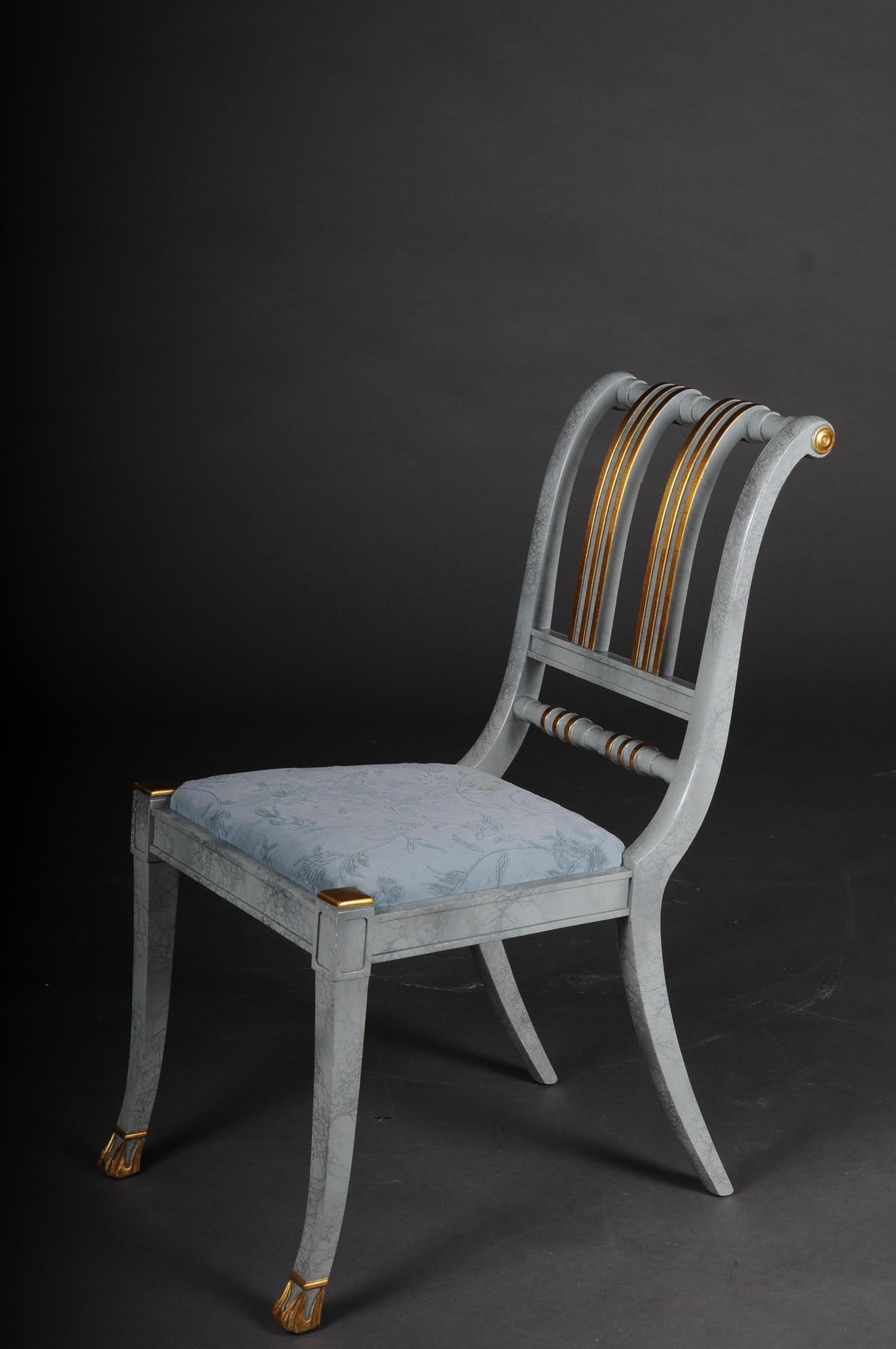 20th Century Set of 4 Italian Designer Chairs, Wood For Sale 8