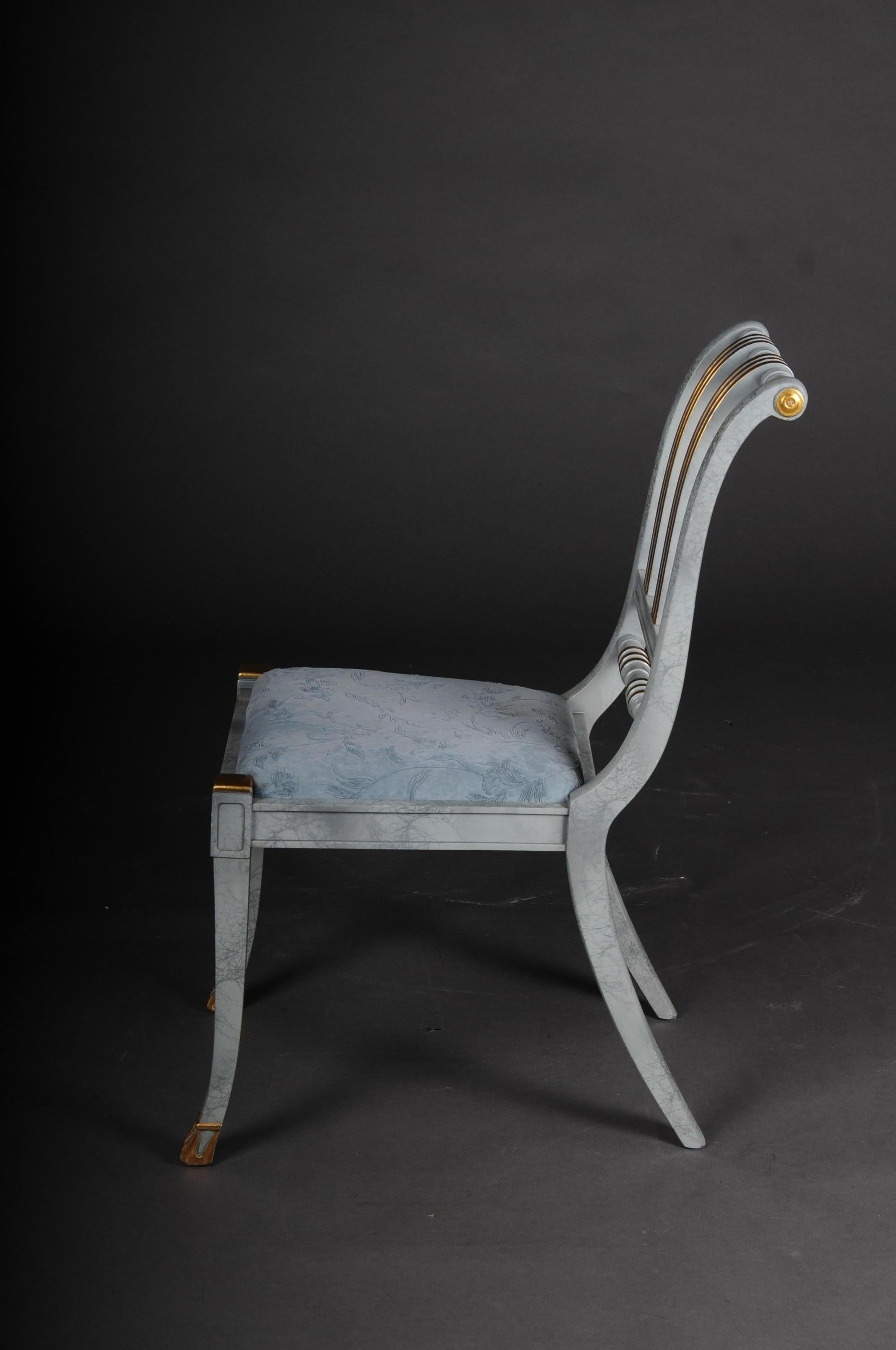 20th Century Set of 4 Italian Designer Chairs, Wood For Sale 10