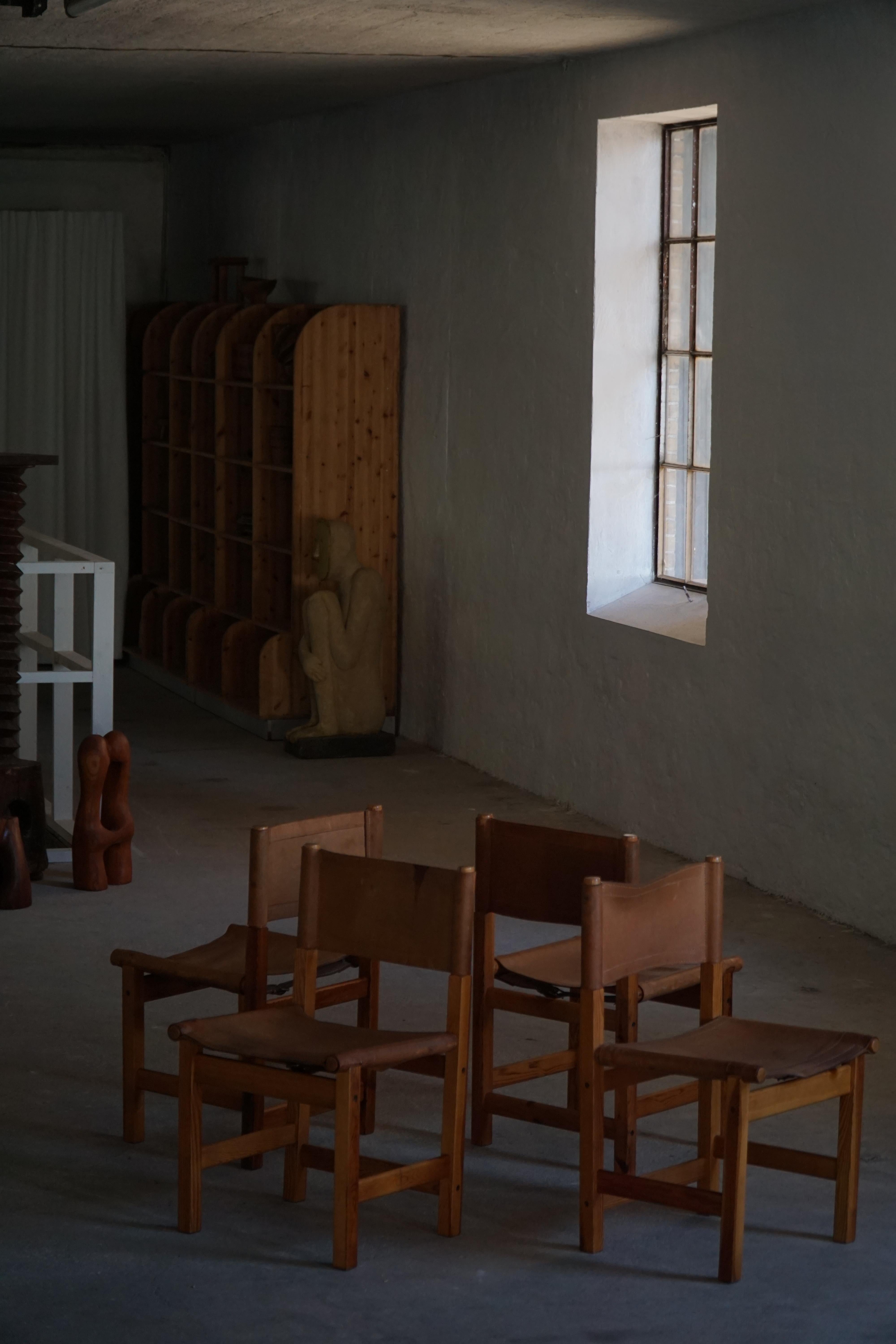 20e siècle, Ensemble de 4 chaises de salle à manger 