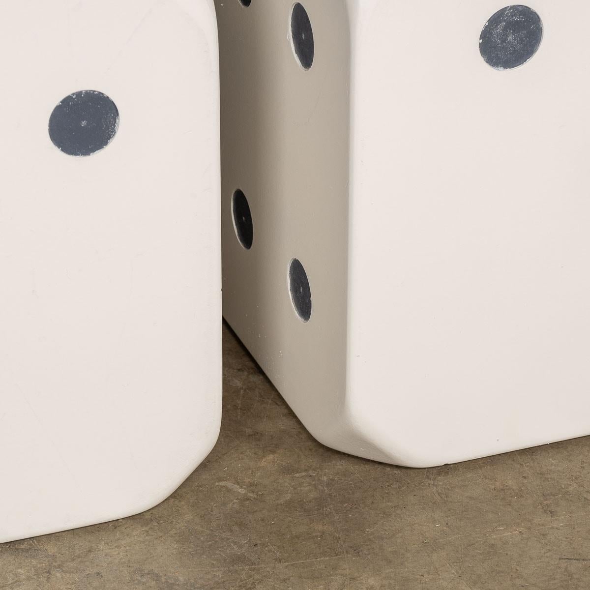20th Century Set Of Four Dice Shaped Stools Or Tables, c.1960 9