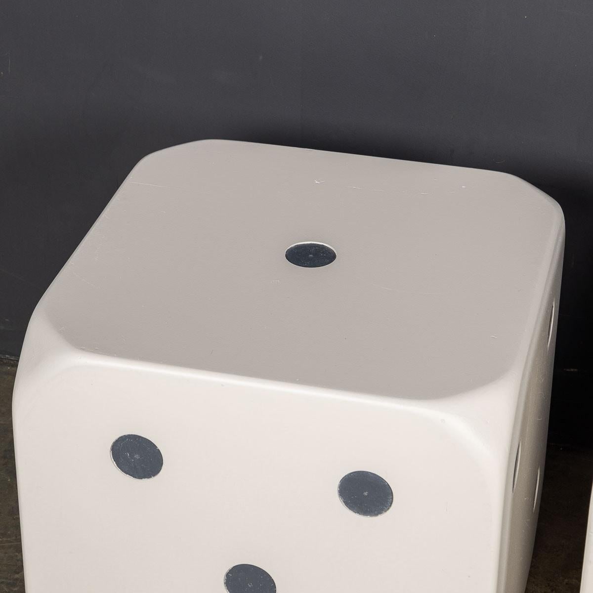 20th Century Set Of Four Dice Shaped Stools Or Tables, c.1960 1