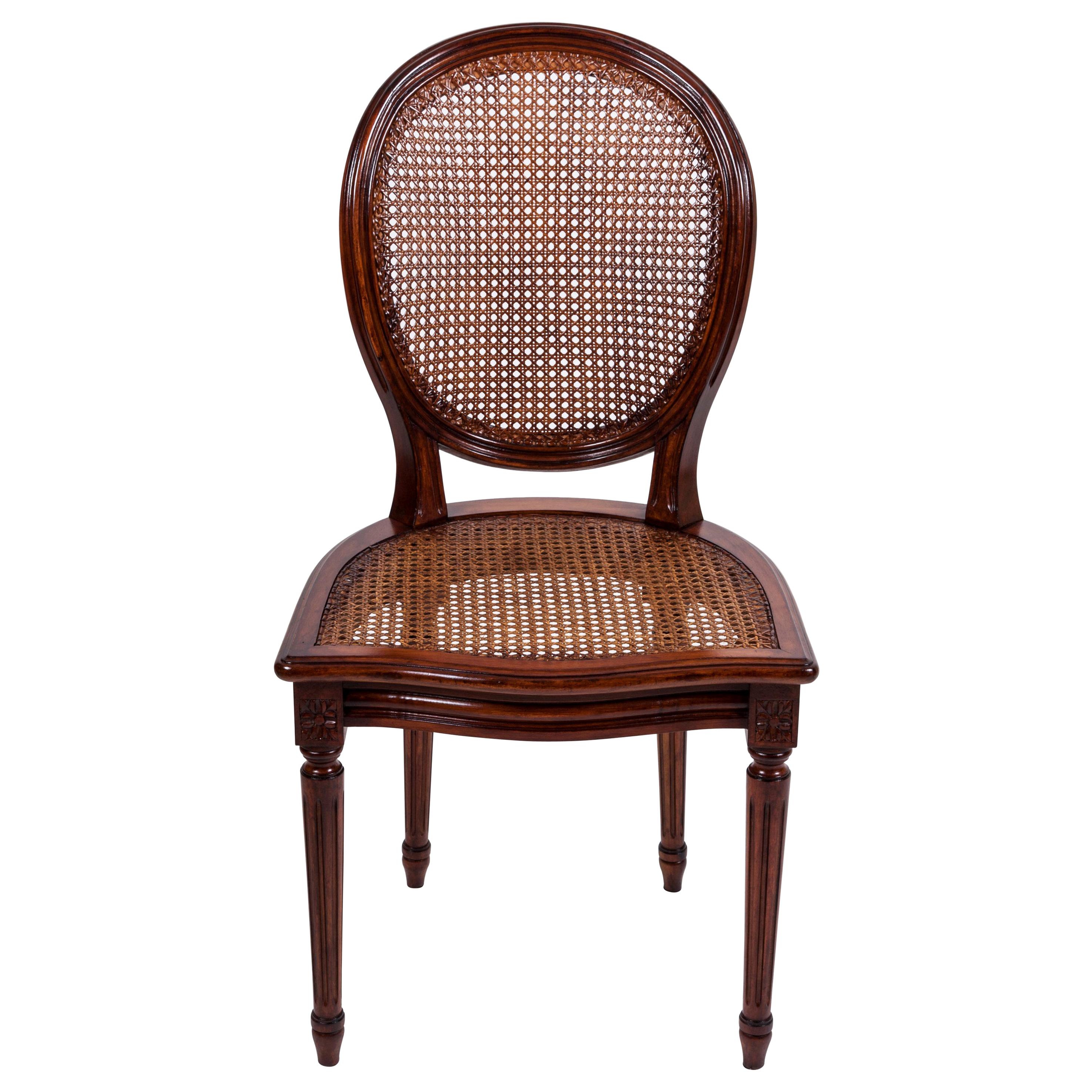 20th Century Set of Four Louis XVI Style Dining Chairs