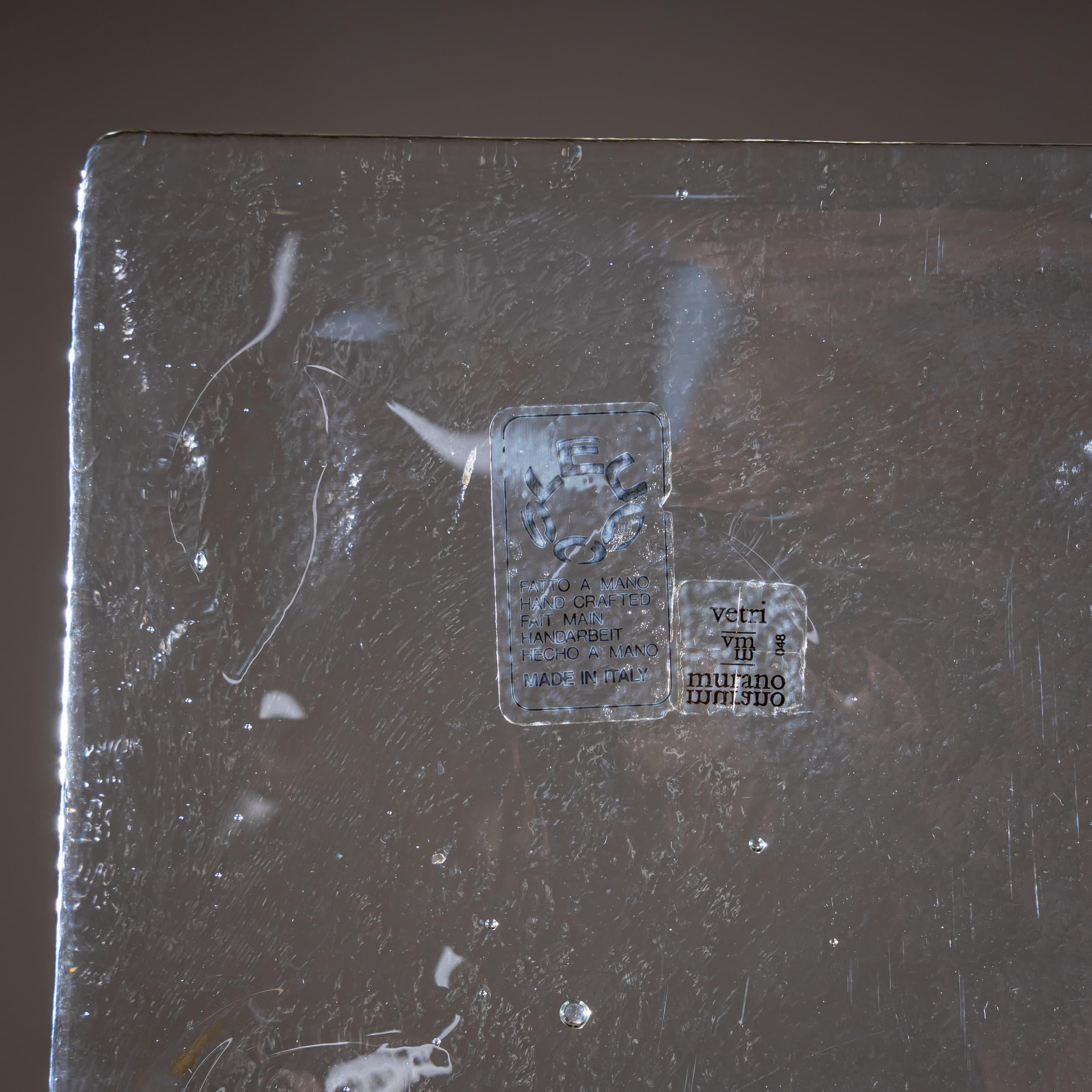 Set di quattro lampade da parete di Murano del XX secolo di Leucos, Italia in vendita 2